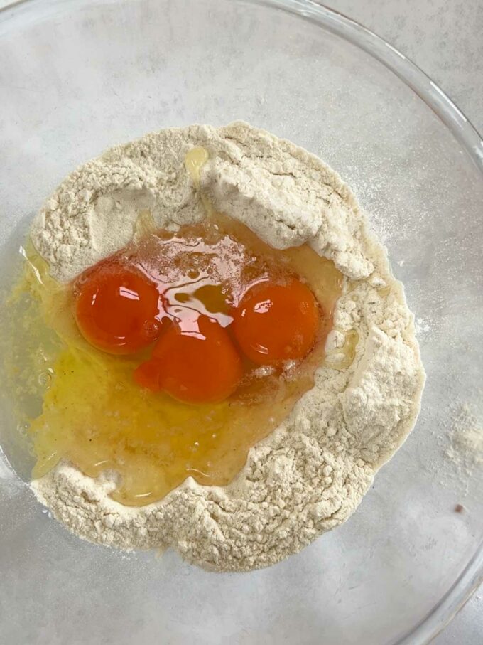 How to make Yorkshire pudding batter for sausages step 2