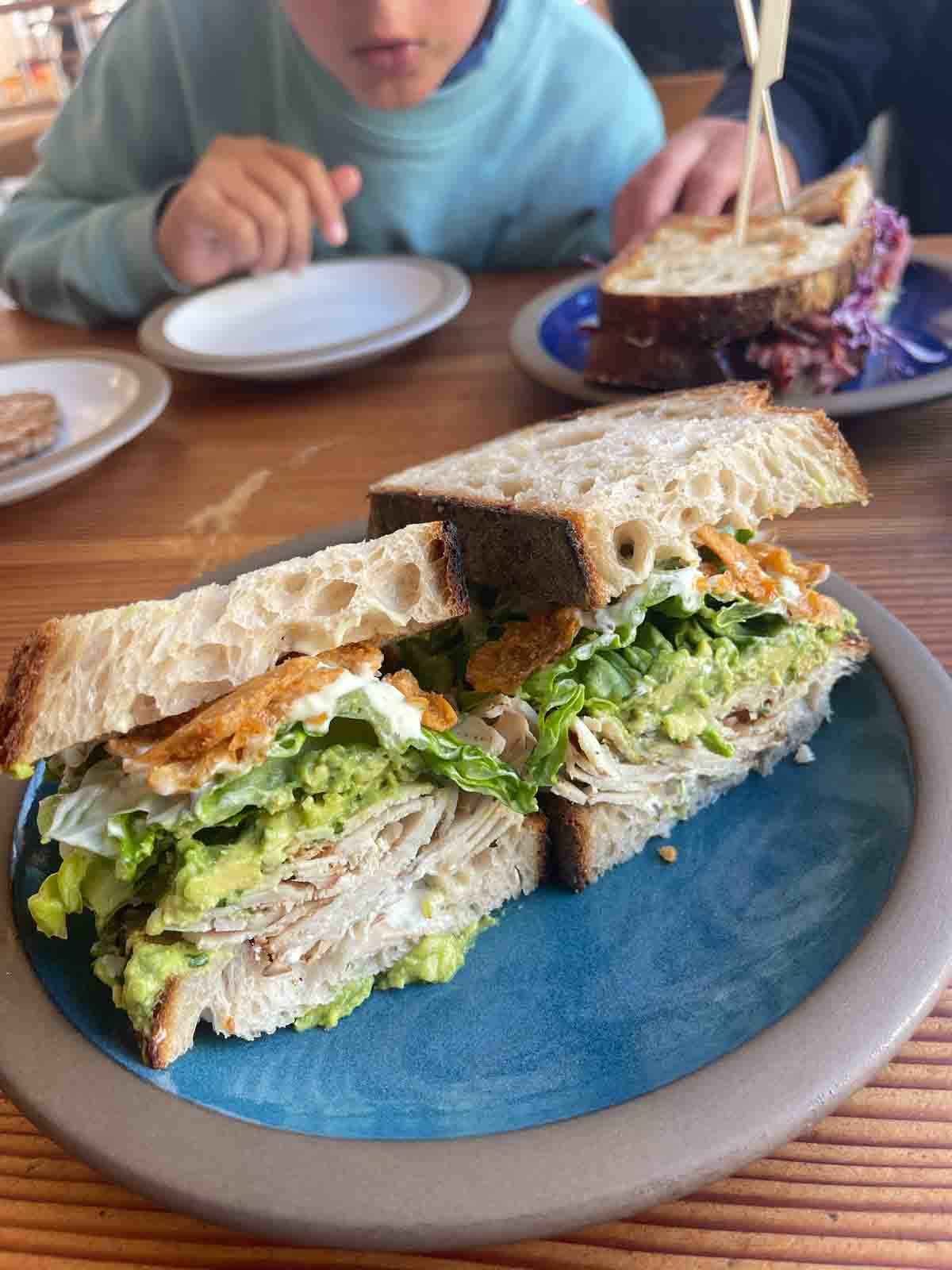Turkey sandwich at Tartine Manufactory in San Francisco.
